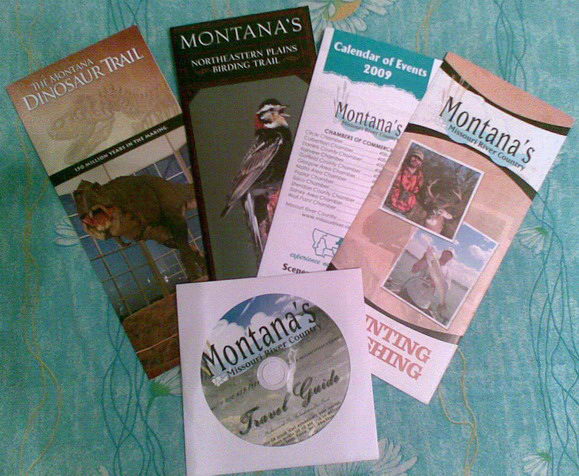Халявные брошюры и диск из штата Монтана